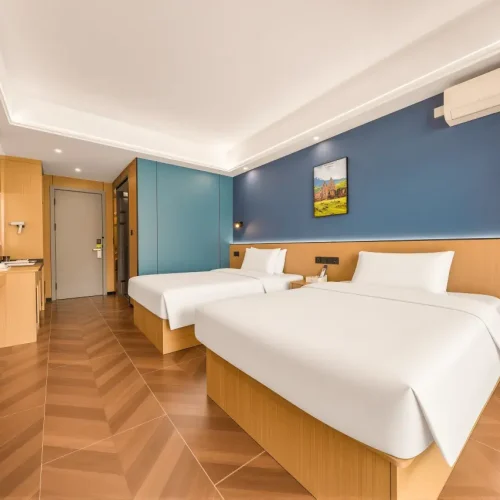 Twin Room with Balcony and Pool View